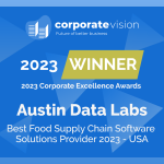 Austin Data Labs wins Best Food Supply Chain Software Solutions Provider 2023