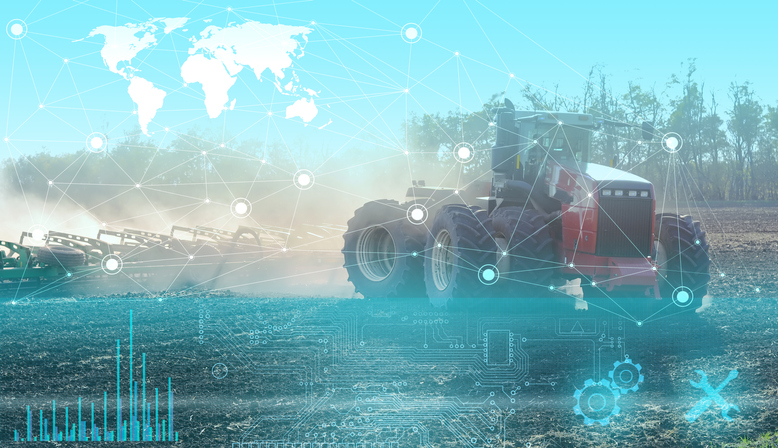 global food supply chain tractor